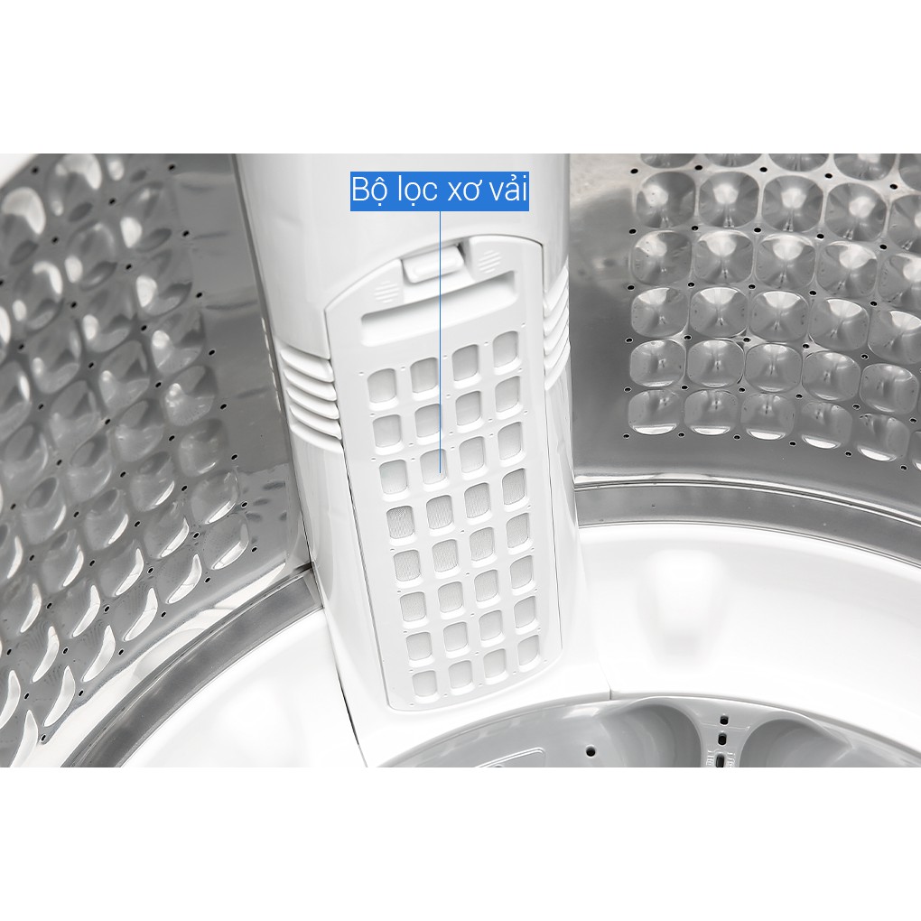 Máy giặt Aqua 10Kg AQW-FR100ET(S) - Khóa trẻ em, Tự khởi động lại khi có điện,Vệ sinh lồng giặt, giao miễn phí HCM