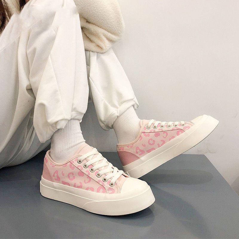 Giày Sneaker Hoạ Tiết Da Beo (Hàng Đặt Trước)