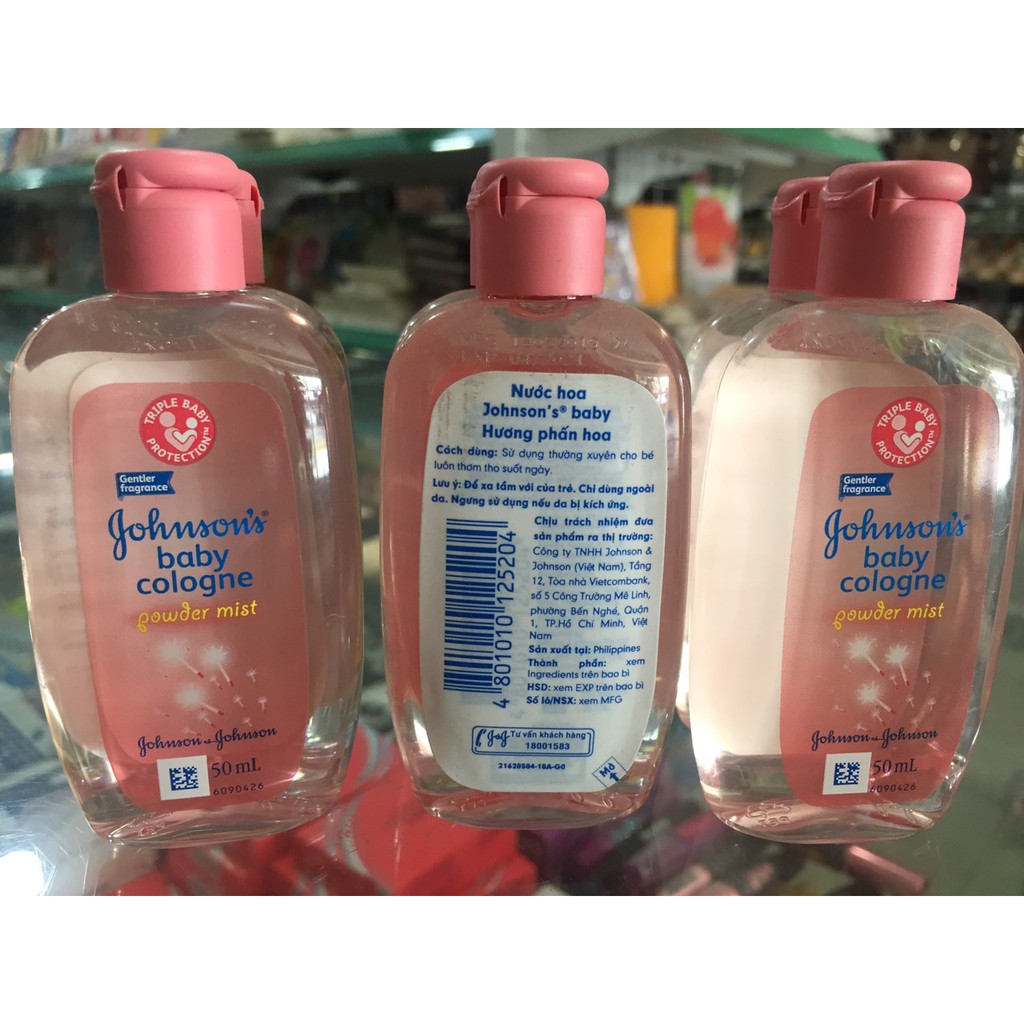 Nước hoa Johnson baby Màu hồng  50ml
