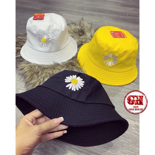 FREESHIP 50K - Mũ Thêu Hoa Cúc Unisex Nam, Nữ