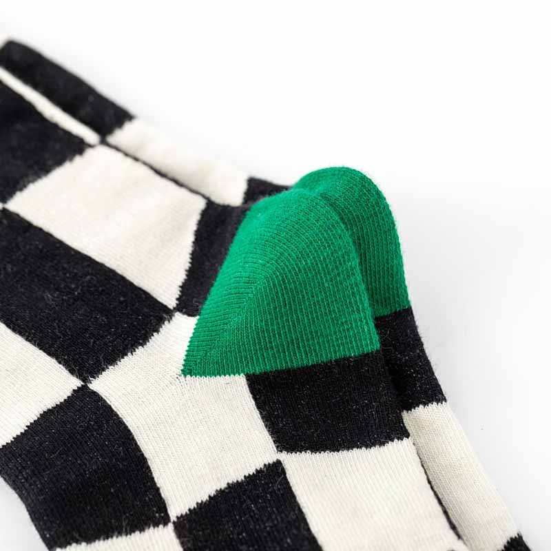 Tất Vớ Xanh Lá Kẻ Sọc Caro - Tất Caro Kẻ Sọc Tone Xanh