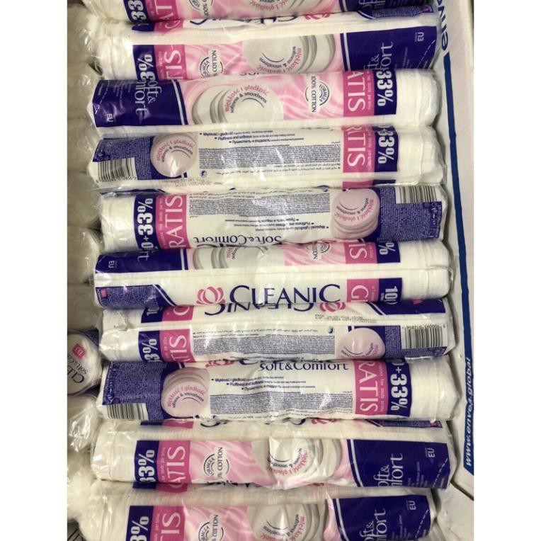 Bông Tẩy trang Cleanic Soft And Comfort Cotton Pads 133mieng pháp | BigBuy360 - bigbuy360.vn