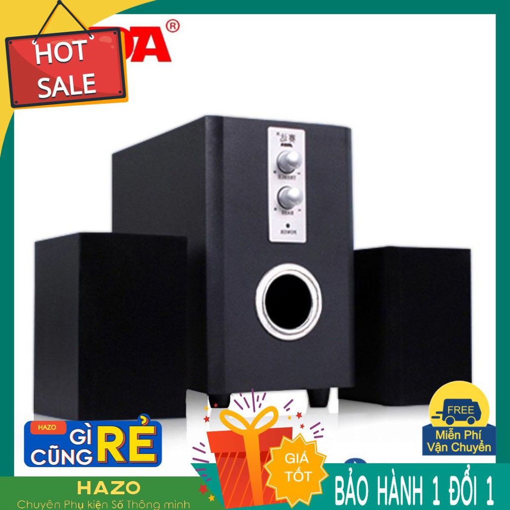 Loa Gỗ Siêu Trầm 2.1 Đa Chức Năng SADA Q1 - Kết nối máy tính, có bluetooth kết nối điện thoại, laptop, tivi tiện lợi