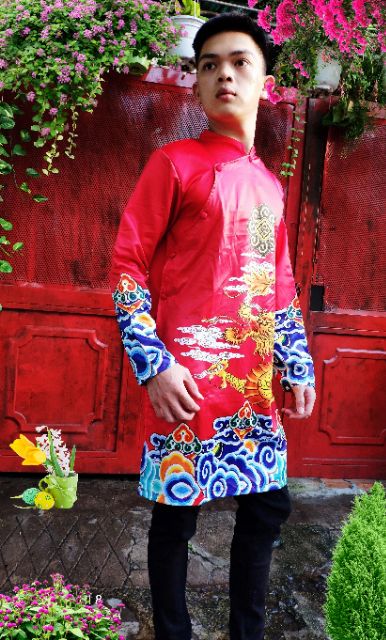 Áo dài cách tân nam