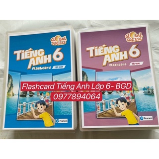 Flashcard tiếng anh lớp 6 mới nhất -255 thẻ ép plastics bền đẹp