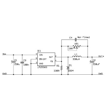 Module Hạ Áp Buck DC-DC LM2596 3A