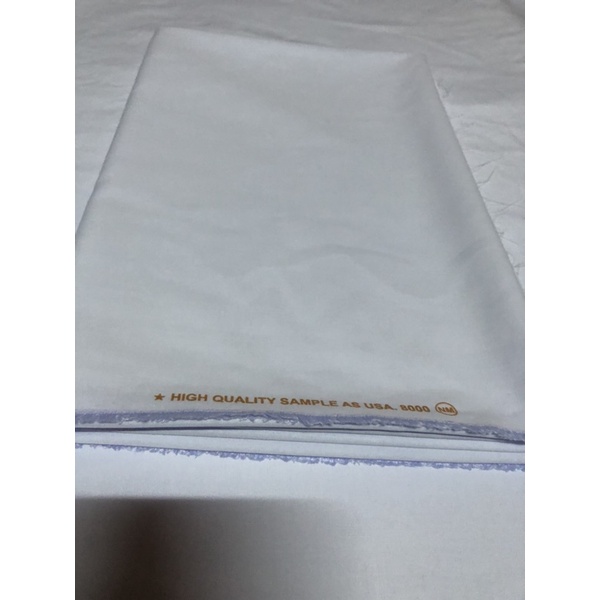 8.5 mét vải kate silk mà trắng.