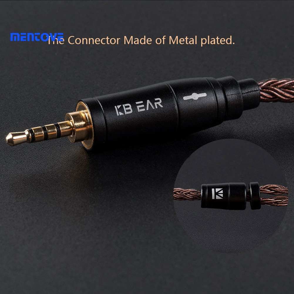 Dây cáp tai nghe 16 lõi đồng 2.5/3.5/4.5mm Mmcx/2pin/Qdc chuyên dụng