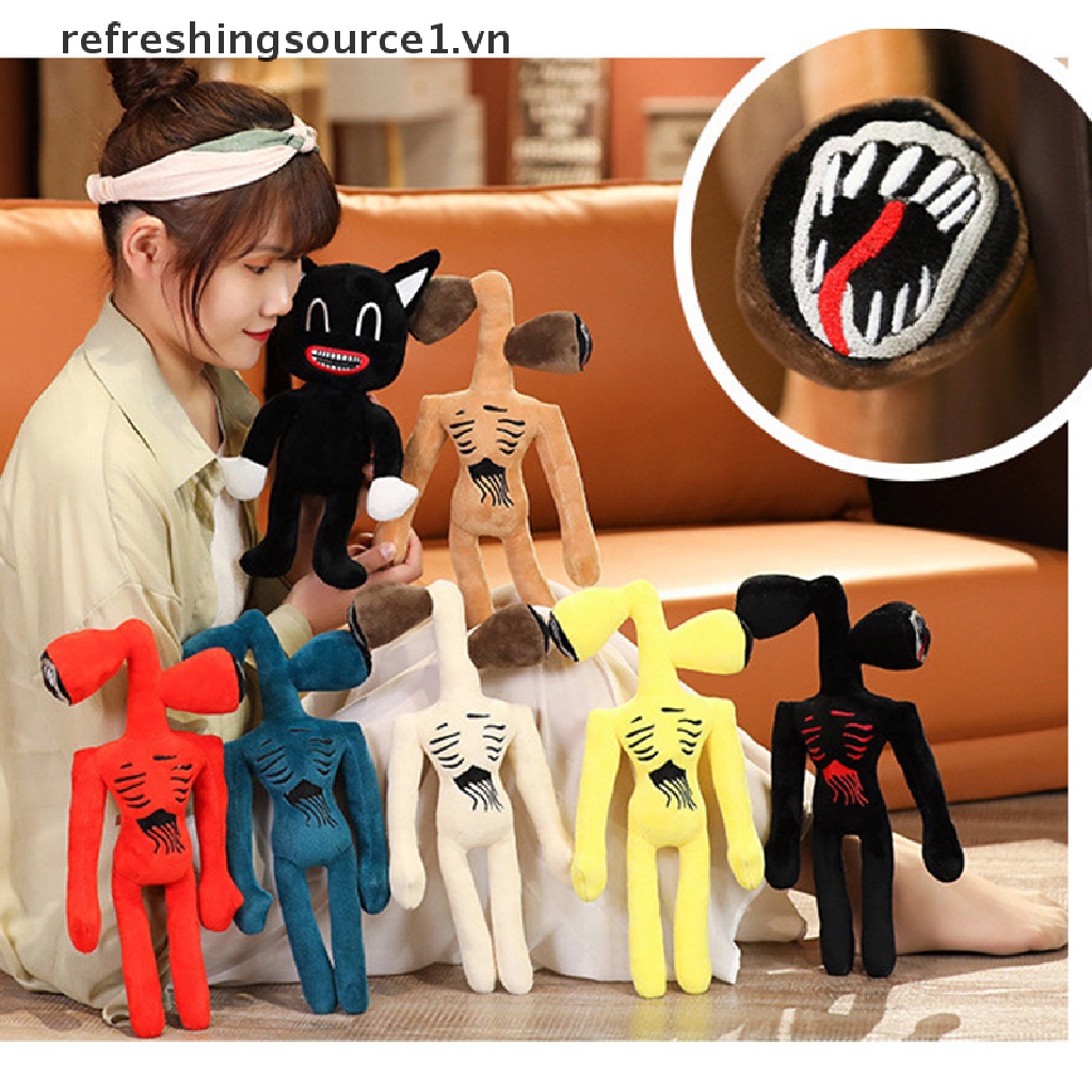 {HOT} New Hot Sale Anime Siren Head Scary Sirenhead Cat Soft Cartoon Stuffed Kids Gift {refreshingsource1.vn}
