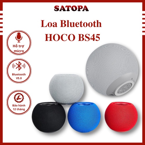 Loa bluetooth mini HOCO BS45 Loa mini nghe nhạc bluetooth chính hãng âm thanh hay to rõ không rè - SATOPA OFFICIAL