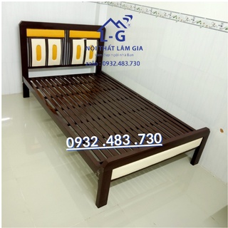 Giường sắt hộp vuông cao cấp giá siêu rẻ 1m2x2m, giao hàng nhanh miễn phí