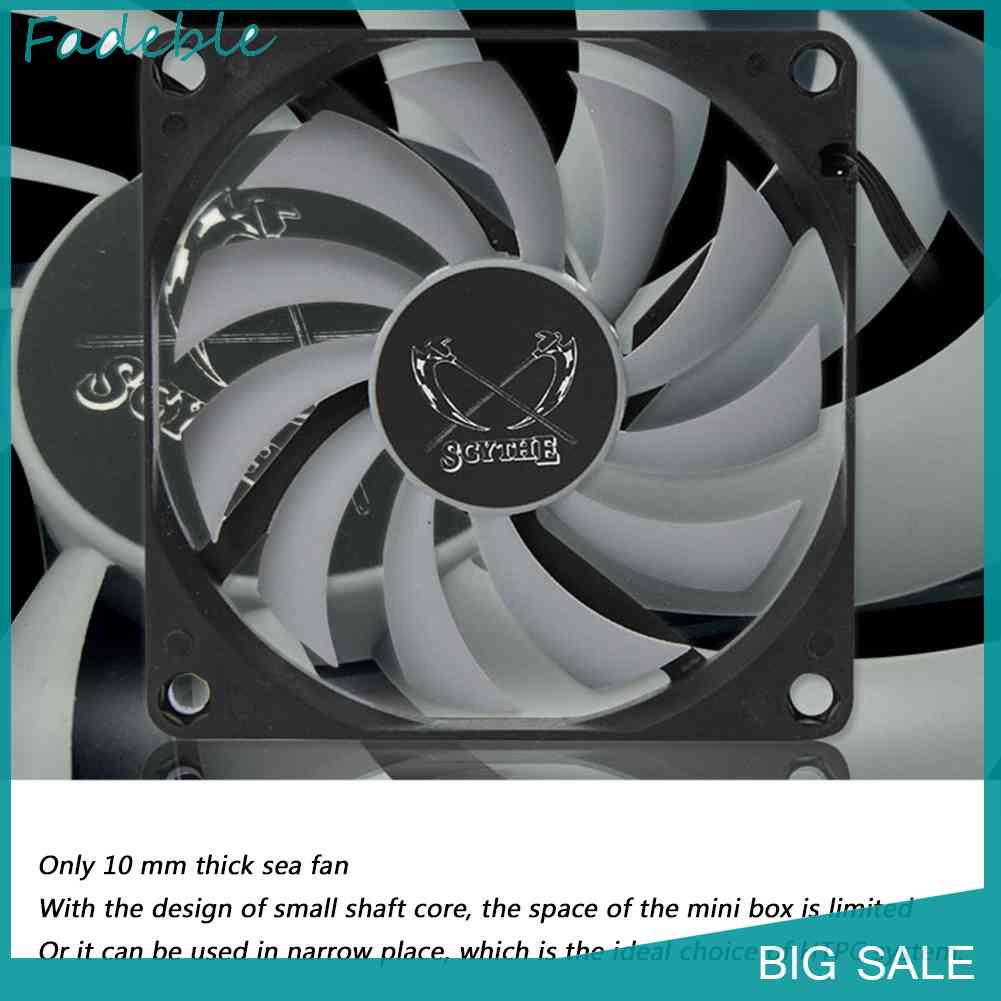 Quạt Tản Nhiệt Kh12H-P 8cm 4 Pin 3000RPM Chuyên Dụng Cho Máy Tính