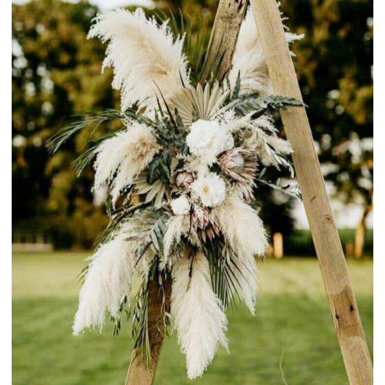 1 Nhánh 9 Cành Lá Cây Nhân Tạo Trang Trí Nội Thất / Tiệc Cưới