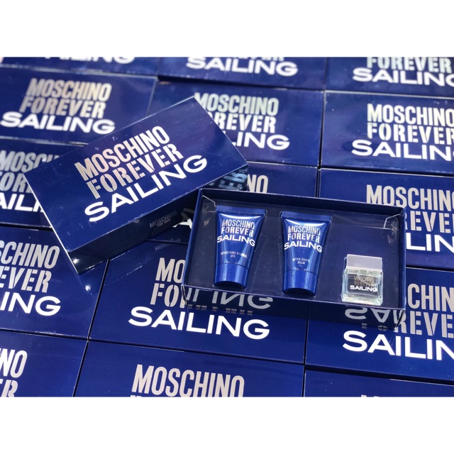 Set Nước Hoa Nam Mini Moschino Forever Sailing 4ml