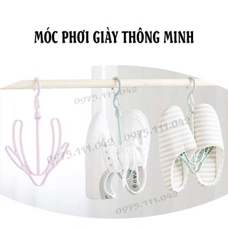 Móc treo giày, Móc phơi giày thông minh xoay 360 độ
