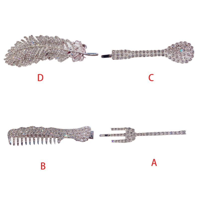 Lược Cài Tóc Mỏ Vịt Bằng Hợp Kim Thiết Kế Ngọt Ngào Cho Trẻ Em Mái Tóc Mái Ins Pr