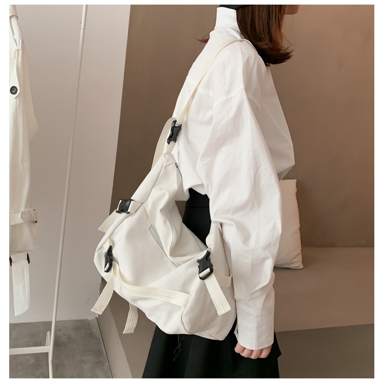 Túi đeo chéo vải canvas nam nữ Unisex phong cách ulzzang đi học đẹp giá rẻ HT101
