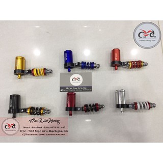 Đồ chơi xe Bình dầu tròn trụ Racing và pass bình dầu kiểu phuộc xe