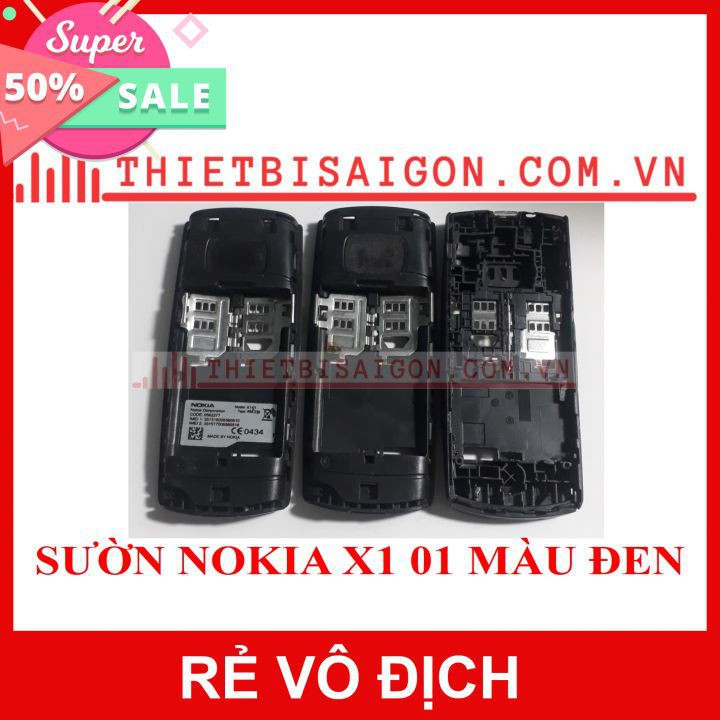SƯỜN NOKIA X1 01 MÀU ĐEN