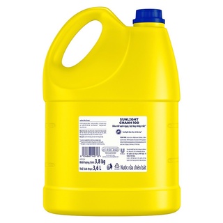 Nước rửa chén Sunlight Chanh Can 3.8KG