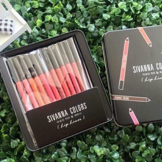 Set son bút chì Sivanna Color Lip Liner