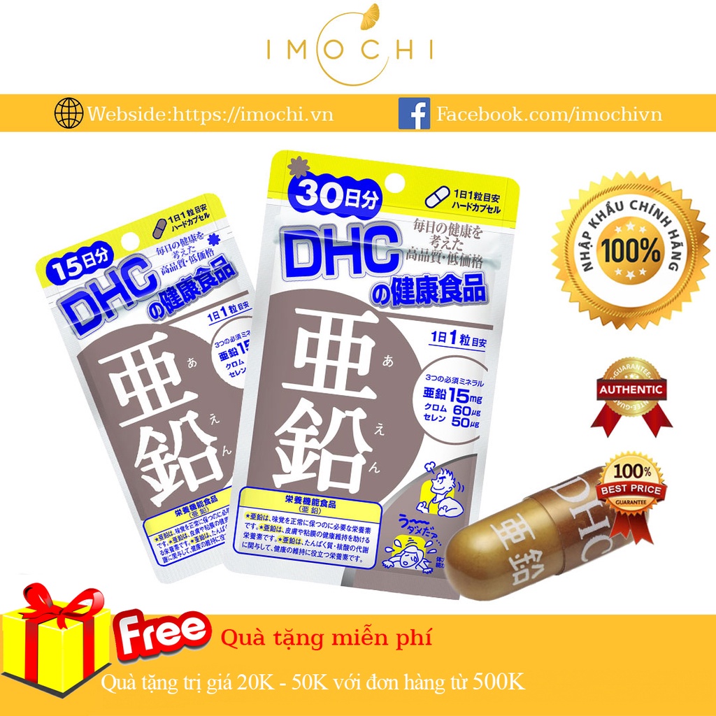 Viên Uống Kẽm DHC 30 Ngày