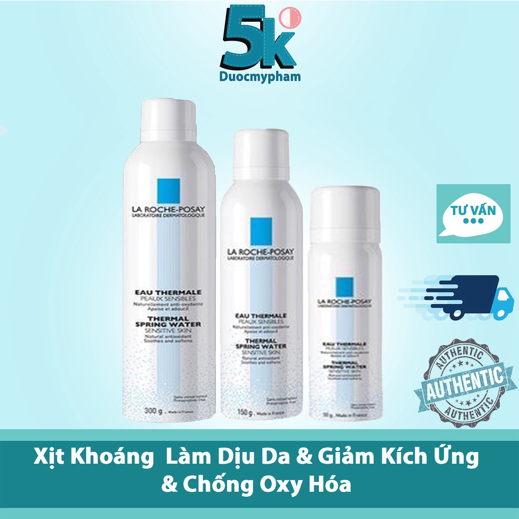 Xịt Khoáng Làm Dịu Da &amp; Giảm Kích Ứng và Chống Oxy Hóa - La Roche-Posay Thermal Spring Water (50ml-300ml) 1 Ratings