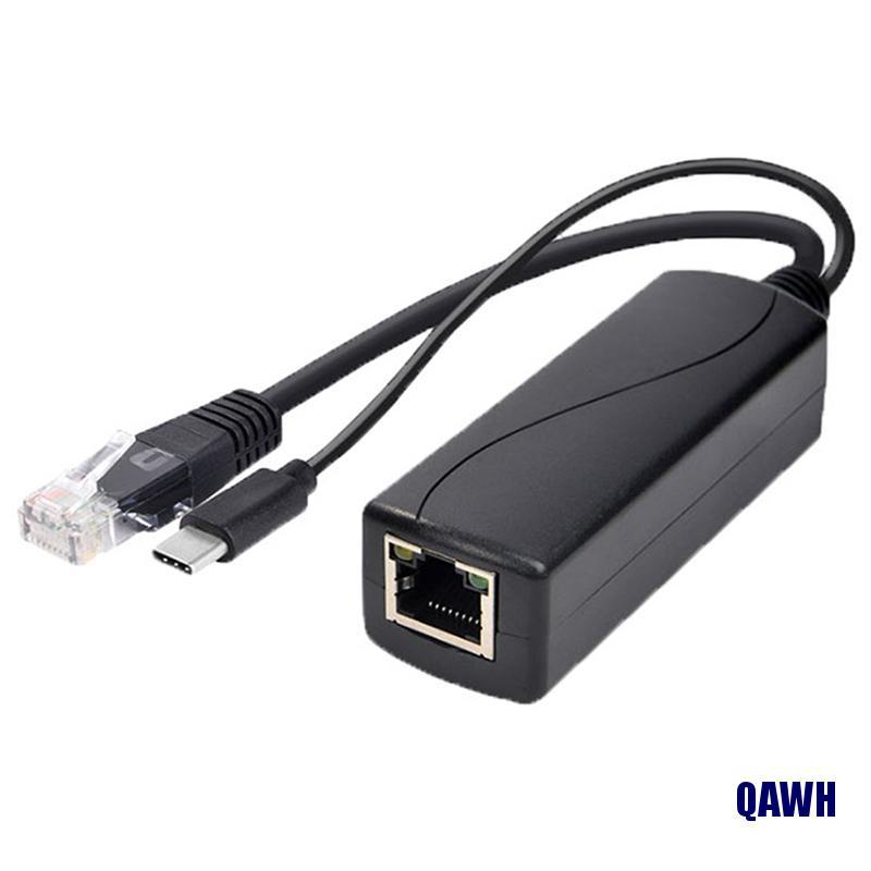 Bộ Chia Cổng Type-C Pose Usb 48v Sang 5v Ethernet 802.3af Cho Raspberry