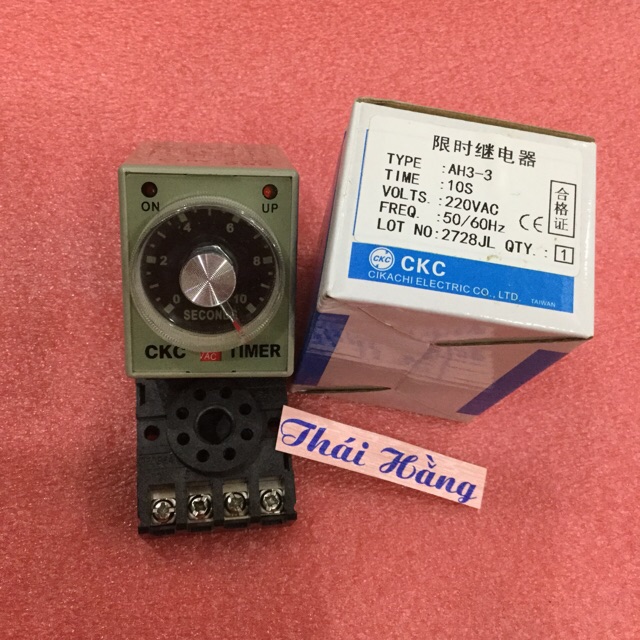 Relay thời gian 10 s CKC AH3-3