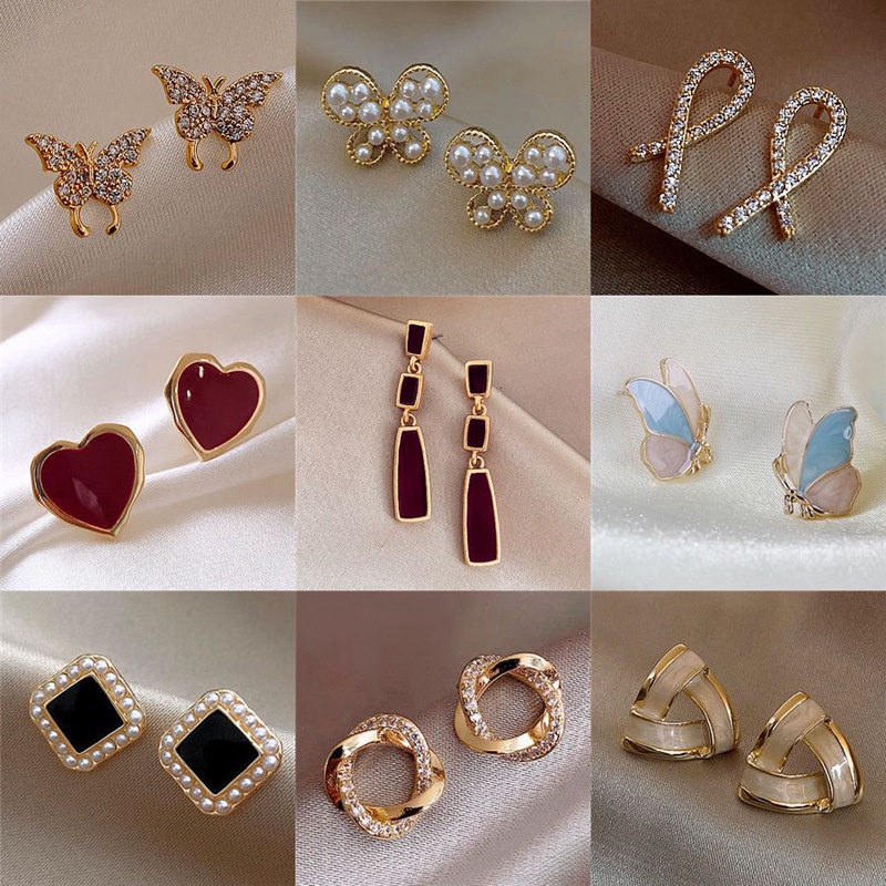 Khuyên Tai Bạc Sterling Mỏng Mặt Tròn Năm Mới