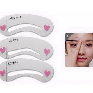 Bộ 3 khuôn kẻ chân mày