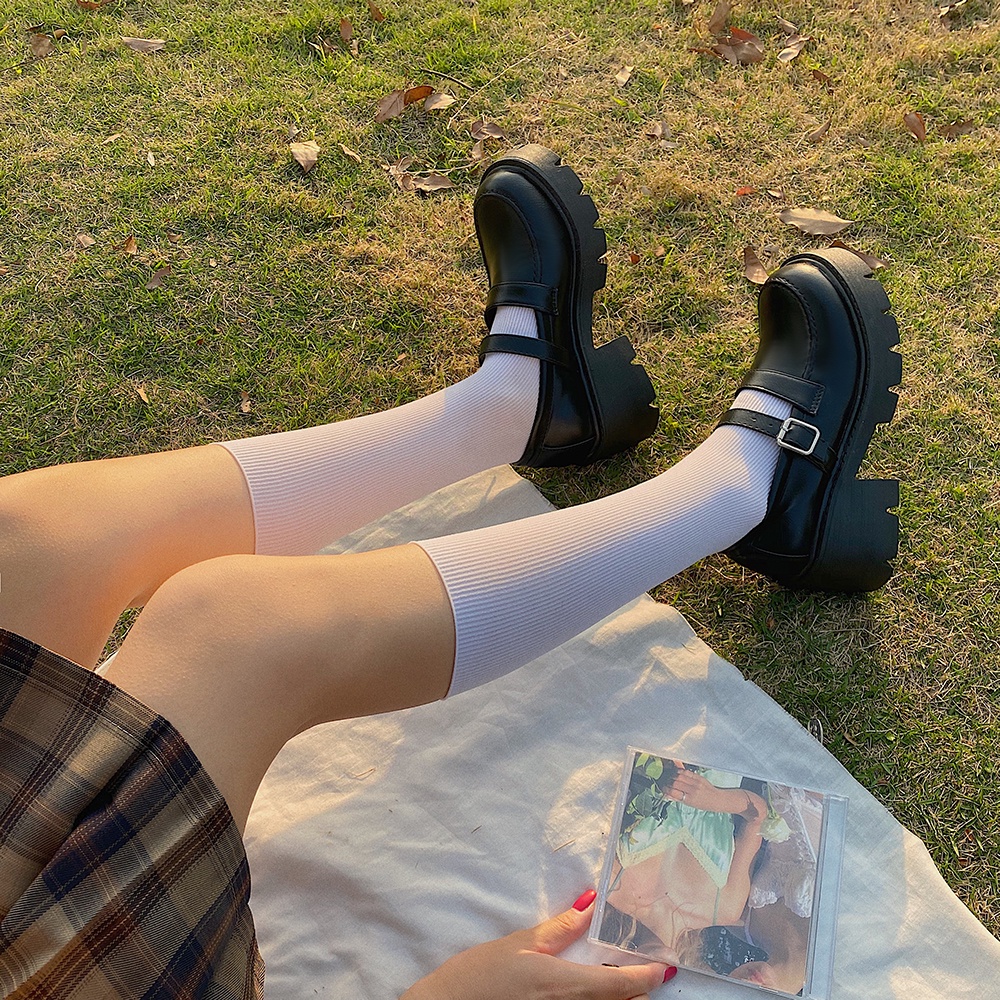 [SẴN] Giày Mary jane nữ sinh đế cao retro phong cách Hàn Quốc ulzzang neih.studio [110]