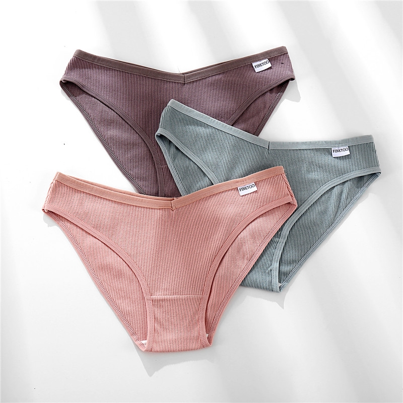 Quần Lót Cotton Finetoo Eo Thấp Quyến Rũ Cho Nữ