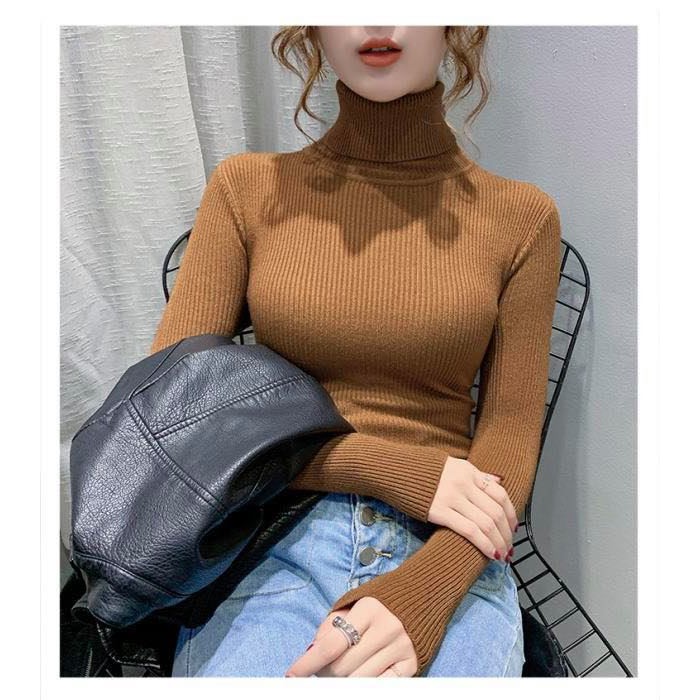 Áo Len Dài Tay Cổ Gập,Áo Len Cao Cấp,Trẻ Trung Thời Trang | BigBuy360 - bigbuy360.vn