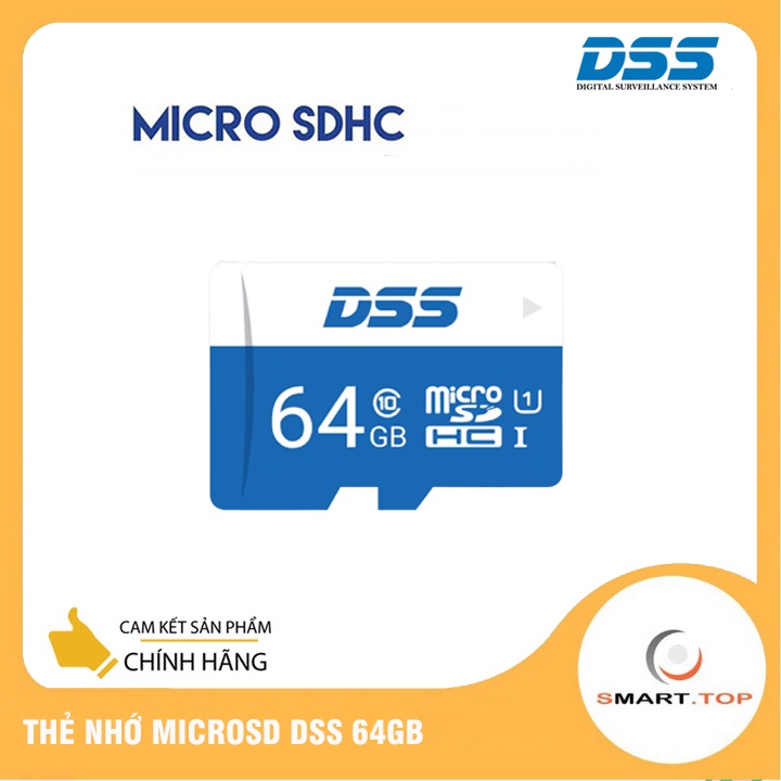 Thẻ Nhớ MicroSD HIKVISION | DSS | YOOSEE  32G | 64GB | 128GB Class 10 Chính Hãng - Sử dụng cho camera, điện thoại