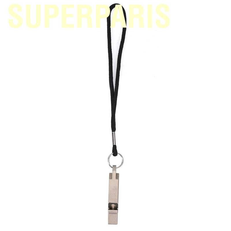 Còi Sinh Tồn Bằng Hợp Kim Titanium Kèm Dây Đeo Cổ Tay