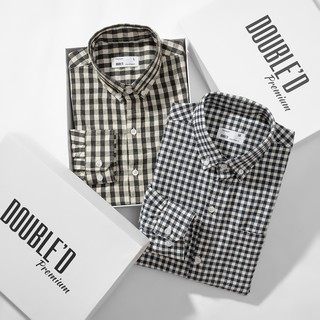 Áo sơ mi nam Double'D họa tiết kẻ caro vuông SC5