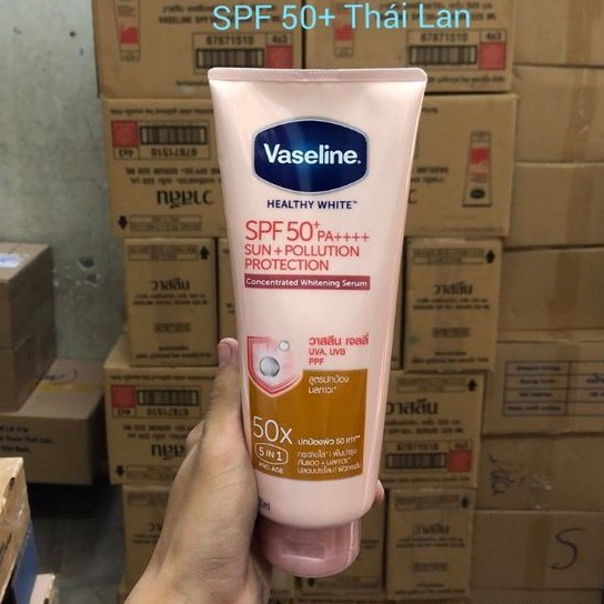 Dưỡng thể vaseline Thái mẫu mới trắng gấp 50 lần