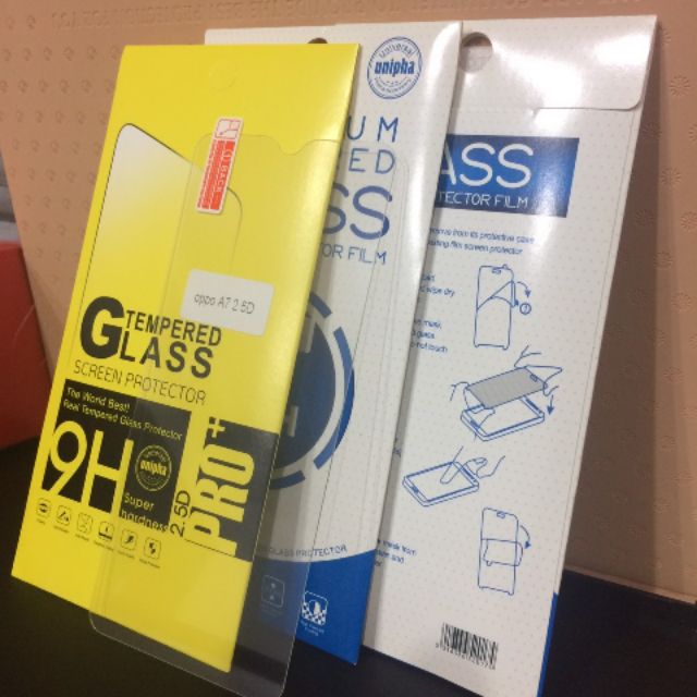 Bộ 3 kính cường lực cao cấp cho Oppo A7