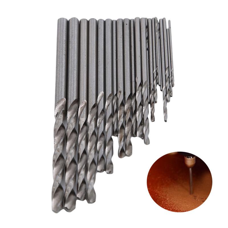 Bộ 25 mũi khoan xoắn Mini bằng kim loại dùng làm đồ gỗ