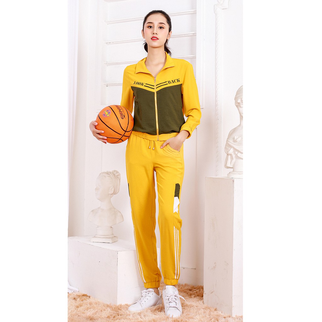 Bộ đồ mặc nhà thể thao cotton SUNFLY mã SS5488