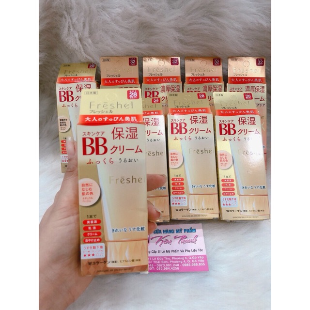 Kem Nền Trang Điểm 5in1 Freshel Skincare BB Cream Moist 50g