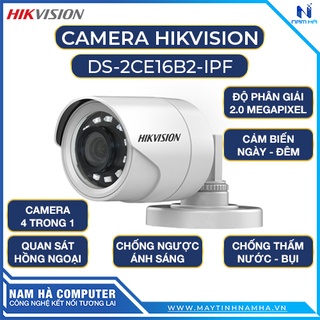Camera Hikvision DS-2CE16B2-IPF 2.0M trụ nhựa