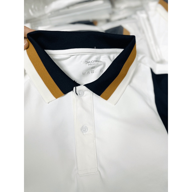 (Free ship) Mẫu Mới Áo Phông | Hàng Mới Ra Kho Áo POLO Nam Phối Trắng Đen Cực Xịn Xò UP HHP Fashion