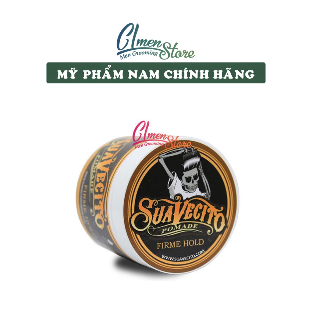 Tạo kiểu tóc Suavecito Firme Hold Pomade