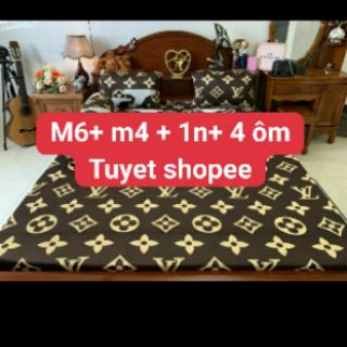 Drap thun HQ 4 món ( 6 màu)