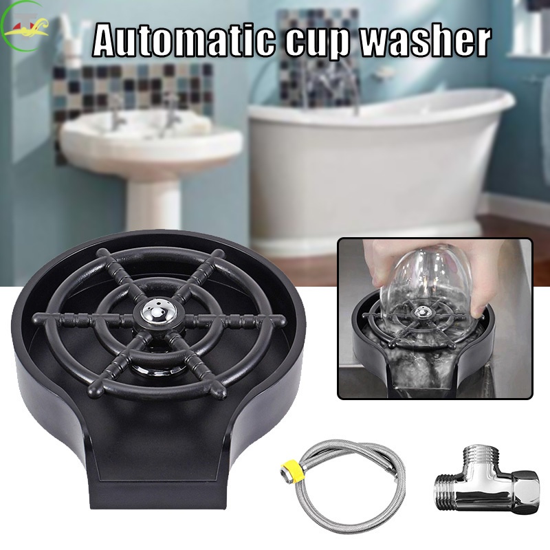 Bộ dụng cụ rửa ly thủy tinh tự động đa năng dễ lắp đặt cho nhà bếp (có bán lẻ)