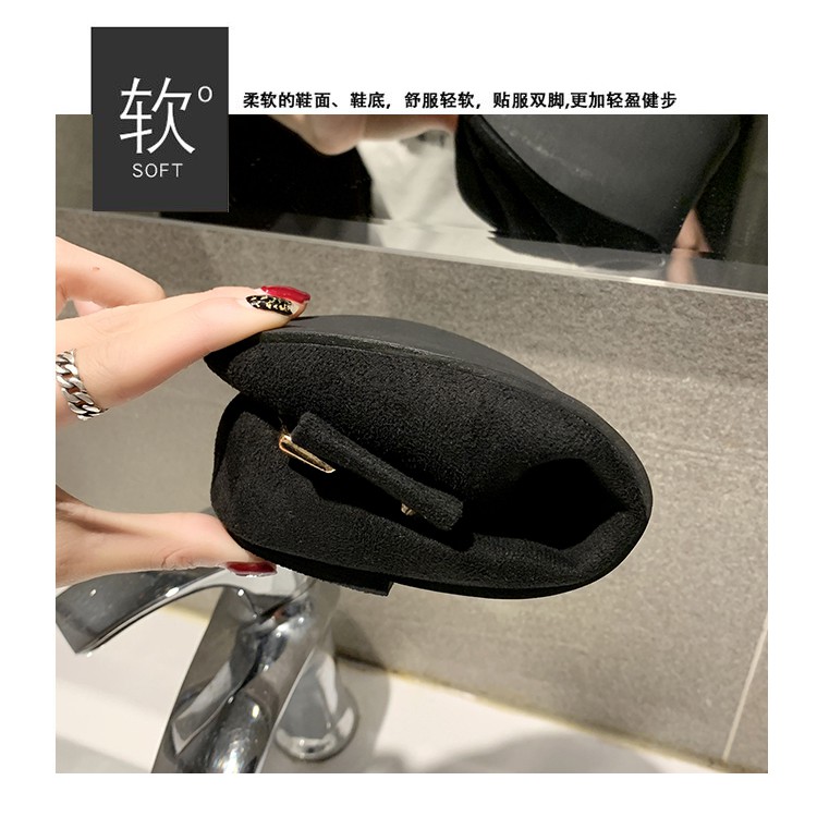 Giày Búp Bê Nữ Phối Lông Thời Trang Hàn 2021 | BigBuy360 - bigbuy360.vn