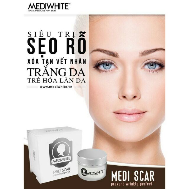 Kem Medi White Medi Scar sẹo rỗ