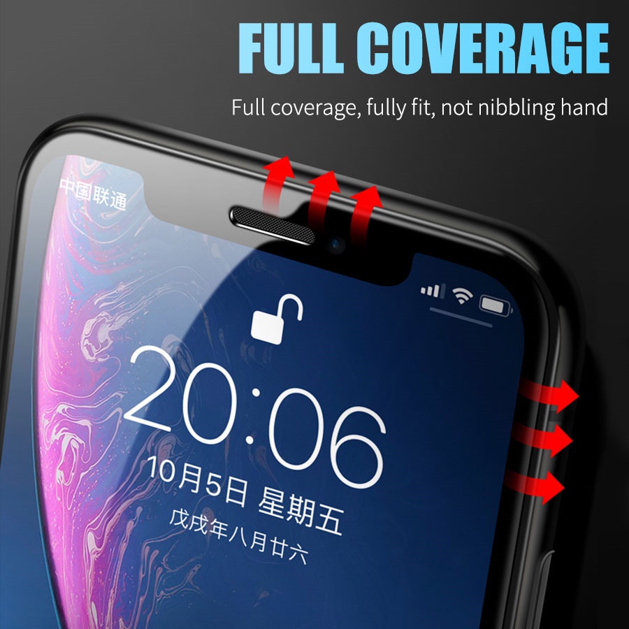 Miếng Dán Cường Lực Full Màn Hình Cho For iPhone 13 11 12 14 15 Pro Max 13 12 Mini X XS Max XR 14 15 Plus